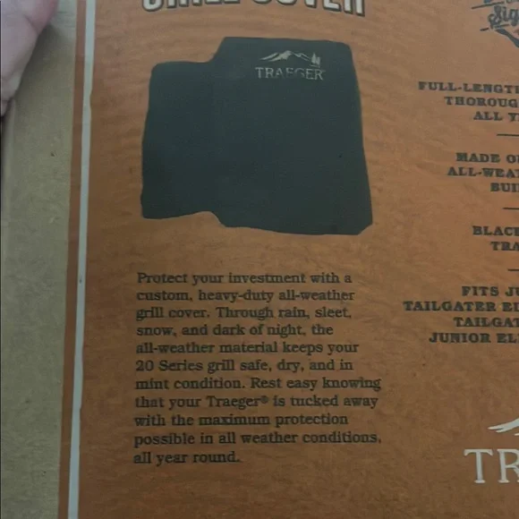 Traeger Black Grill Cover for 20 Series - Picture 4 of 6